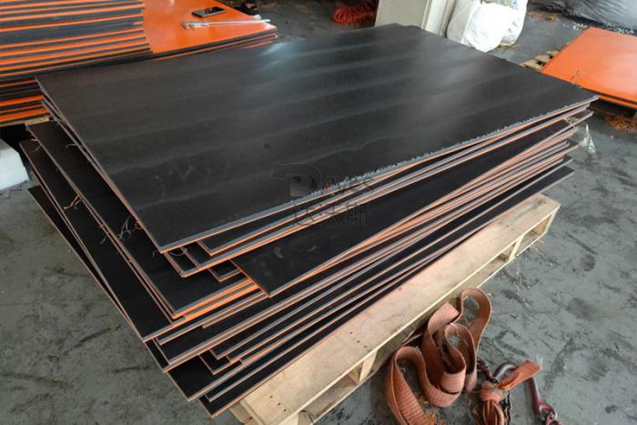 黑橙双色超高分子量聚乙烯板材uhmwpe材质板子