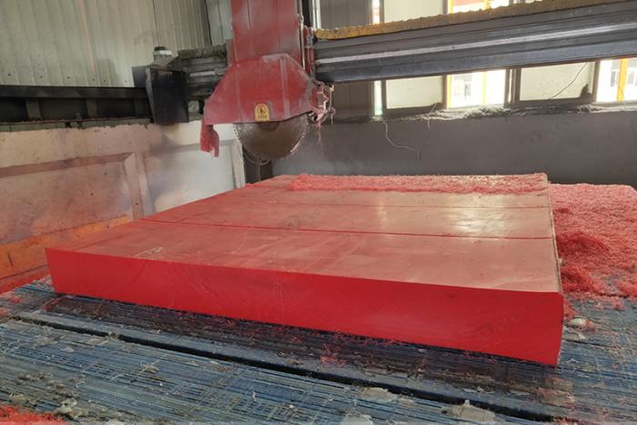 红色超高分子量聚乙烯厚板材